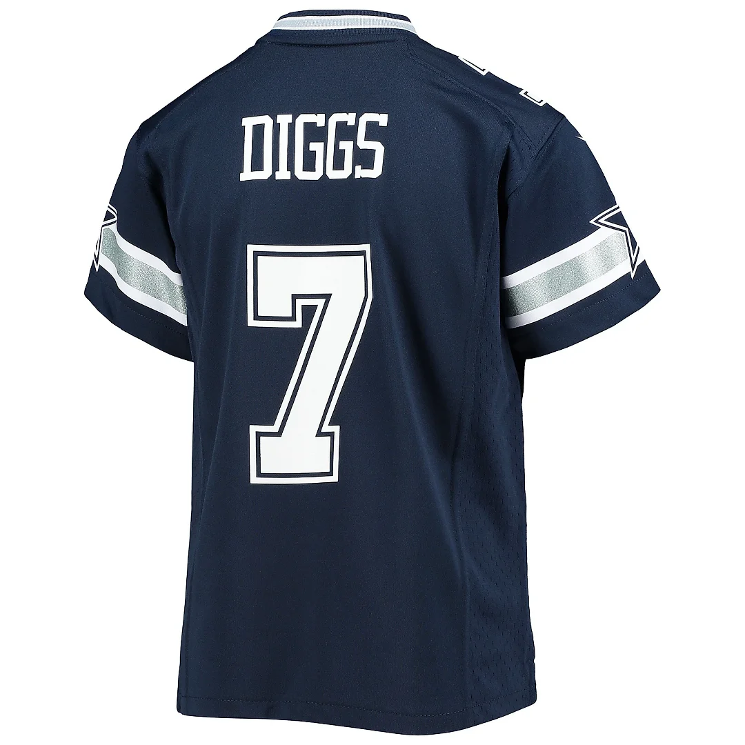 Zennovawear Youth Dallas Cowboys Trevon Diggs Navy Game Jersey
