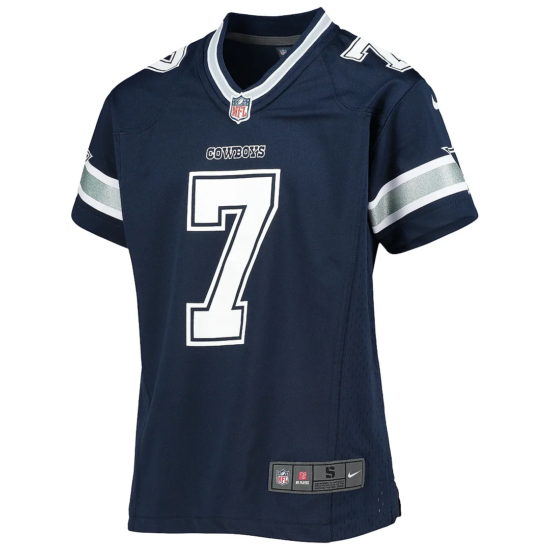 Zennovawear Youth Dallas Cowboys Trevon Diggs Navy Game Jersey