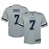Zennovawear Youth Dallas Cowboys Trevon Diggs Silver Inverted Game Jersey