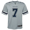 Zennovawear Youth Dallas Cowboys Trevon Diggs Silver Inverted Game Jersey