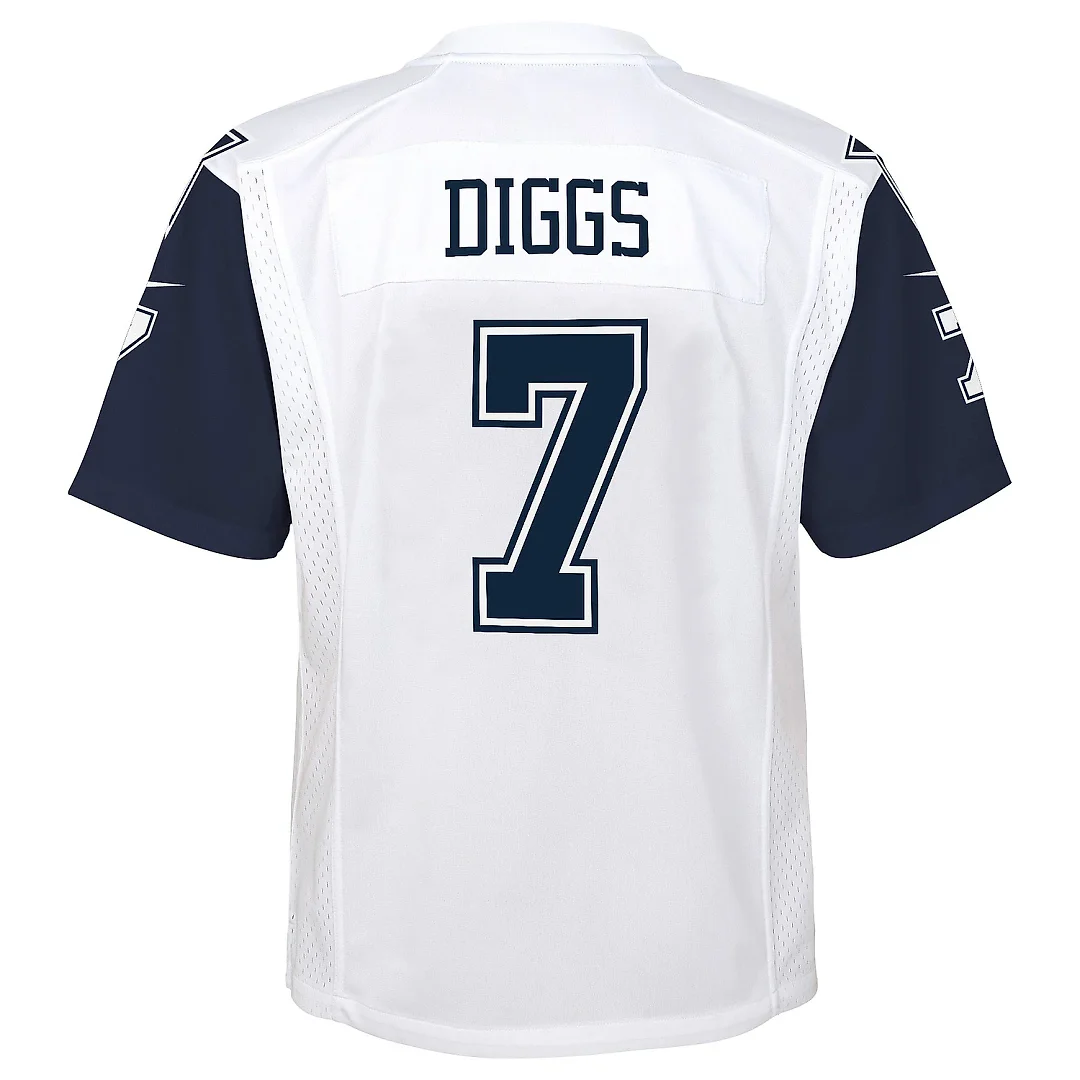 Zennovawear Youth Dallas Cowboys Trevon Diggs White Alternate Game Jersey