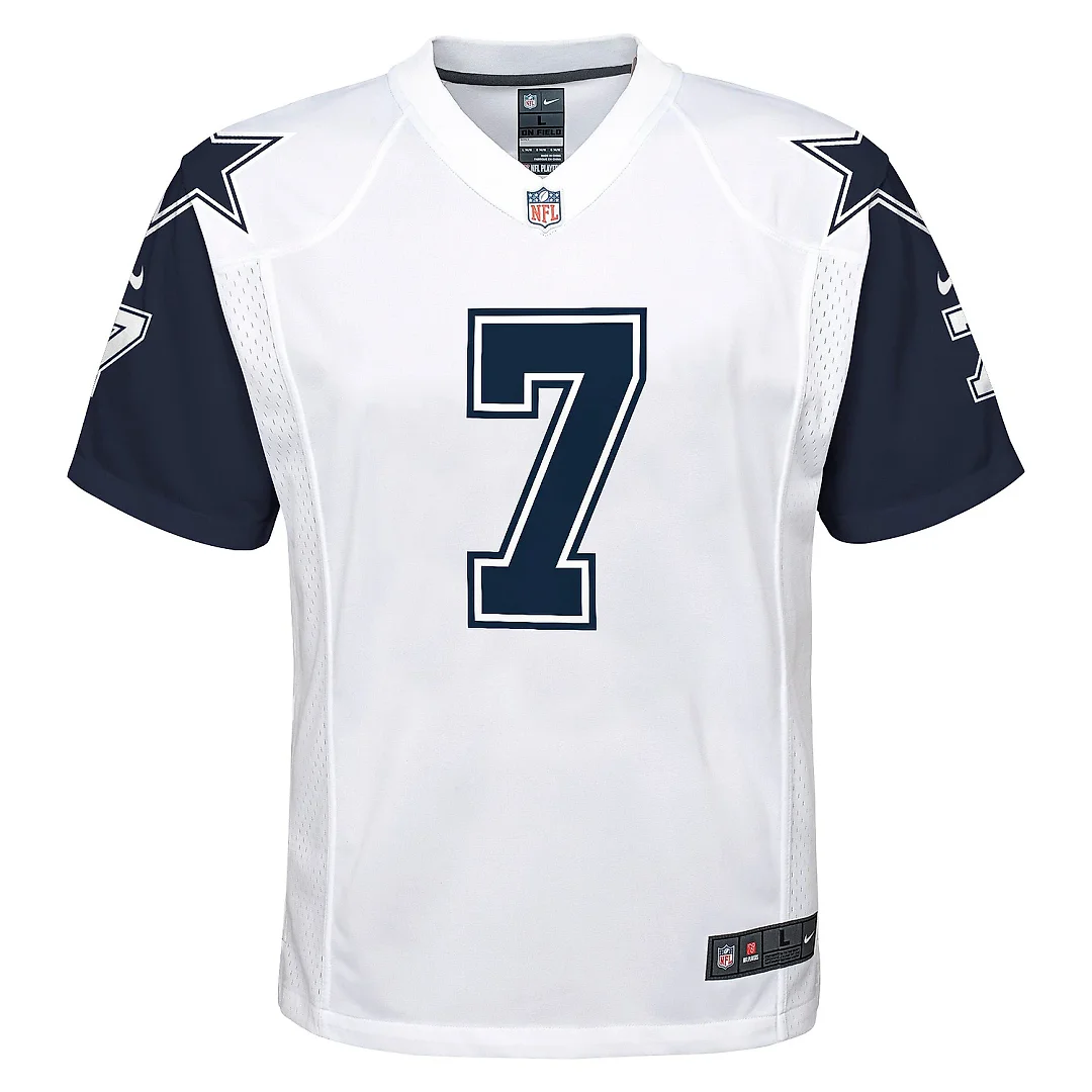 Zennovawear Youth Dallas Cowboys Trevon Diggs White Alternate Game Jersey