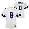 Zennovawear Youth Dallas Cowboys Troy Aikman Mitchell & Ness White 1992 Legacy Jersey