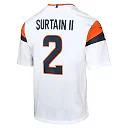 Zennovawear Youth Denver Broncos Patrick Surtain II White Mile High Collection Game Jersey