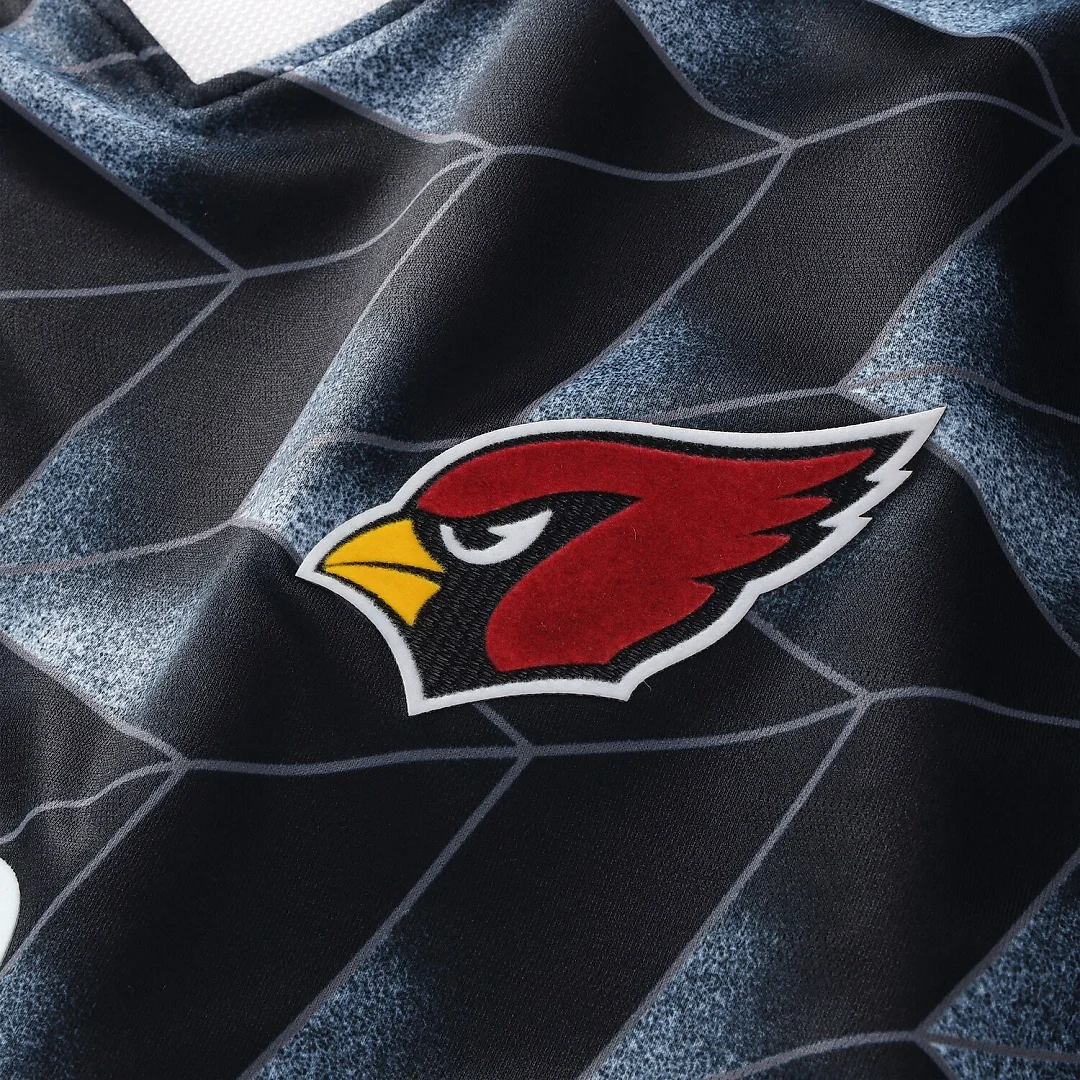 Zennovawear Arizona Cardinals Youth Football x Football V-Neck Fan Top - Black
