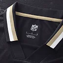 Zennovawear New Orleans Saints Youth Football x Football Collared Fan Top - Black
