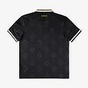 Zennovawear New Orleans Saints Youth Football x Football Collared Fan Top - Black