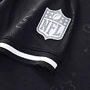 Zennovawear New Orleans Saints Youth Football x Football Collared Fan Top - Black