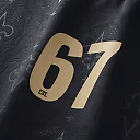 Zennovawear New Orleans Saints Youth Football x Football Collared Fan Top - Black