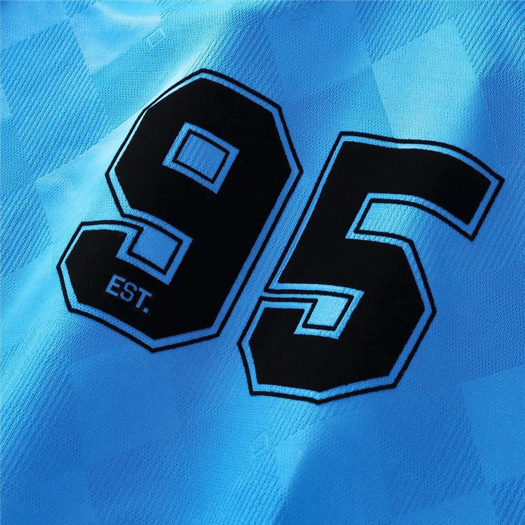 Zennovawear Carolina Panthers Youth Football x Football Collared Fan Top - Blue
