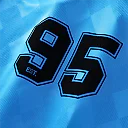 Zennovawear Carolina Panthers Youth Football x Football Collared Fan Top - Blue