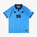 Zennovawear Carolina Panthers Youth Football x Football Collared Fan Top - Blue