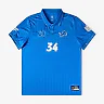 Zennovawear Detroit Lions Youth Football x Football Collared Fan Top - Blue