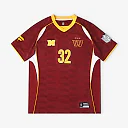 Zennovawear Washington Commanders Youth Football x Football V-Neck Fan Top - Burgundy