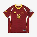 Zennovawear Washington Commanders Youth Football x Football V-Neck Fan Top - Burgundy