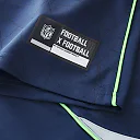 Zennovawear Seattle Seahawks Youth Football x Football V-Neck Fan Top - College Navy
