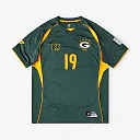 Zennovawear Green Bay Packers Youth Football x Football V-Neck Fan Top - Green