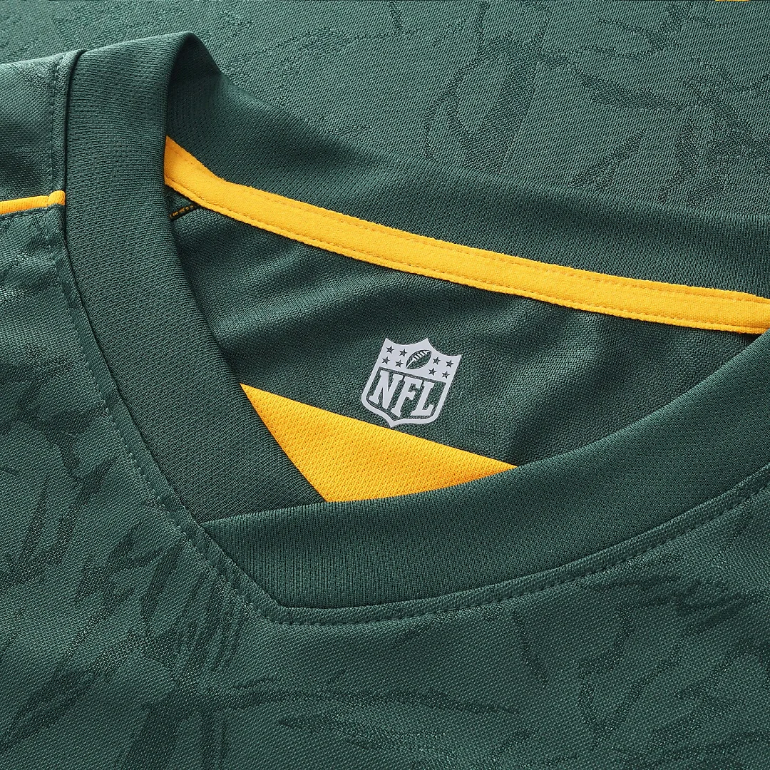 Zennovawear Green Bay Packers Youth Football x Football V-Neck Fan Top - Green