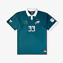 Zennovawear Philadelphia Eagles Youth Football x Football Collared Fan Top - Midnight Green