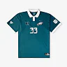 Zennovawear Philadelphia Eagles Youth Football x Football Collared Fan Top - Midnight Green
