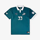 Zennovawear Philadelphia Eagles Youth Football x Football Collared Fan Top - Midnight Green