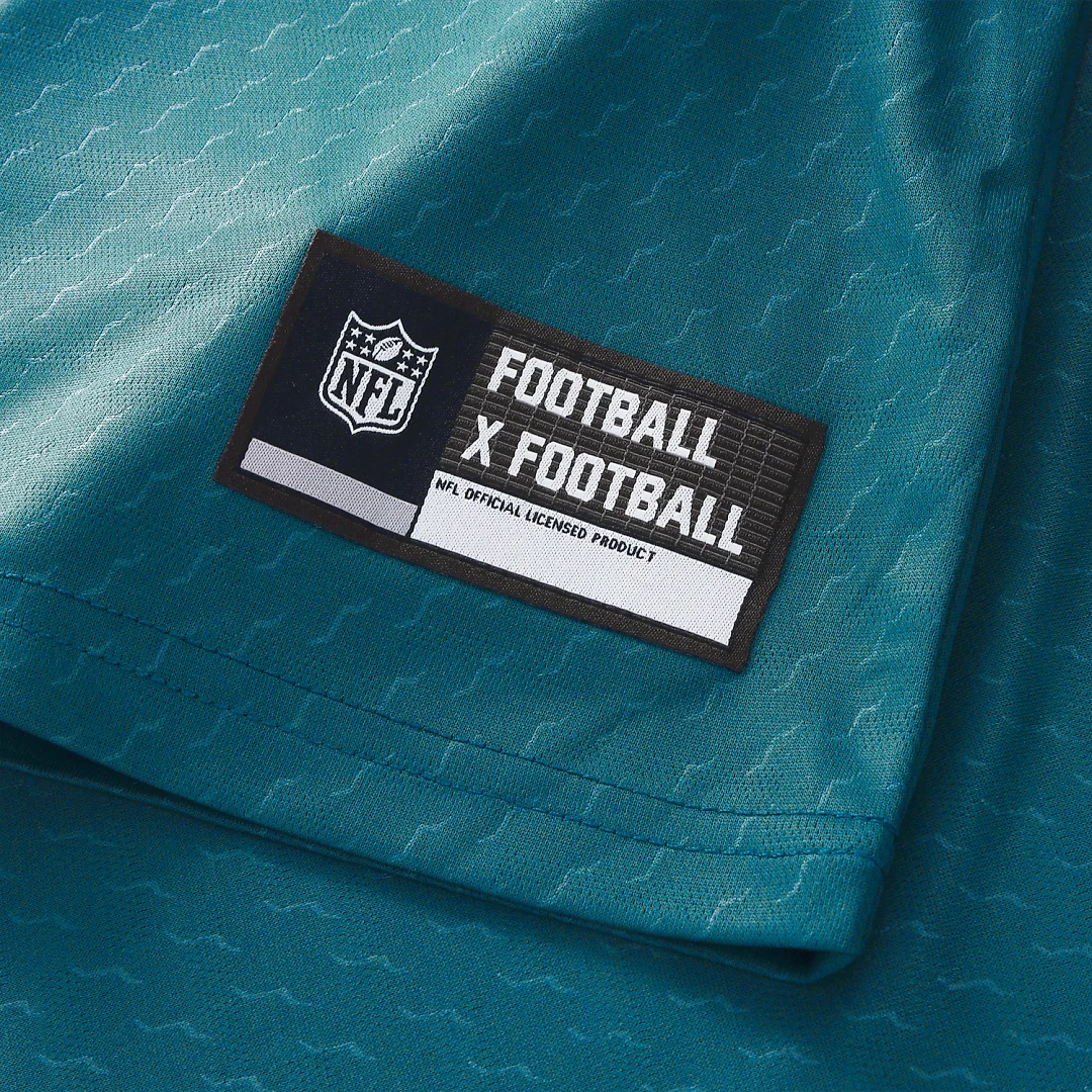 Zennovawear Philadelphia Eagles Youth Football x Football Collared Fan Top - Midnight Green