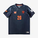 Zennovawear Chicago Bears Youth Football x Football V-Neck Fan Top - Navy