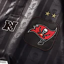 Zennovawear Tampa Bay Buccaneers Youth Football x Football Collared Fan Top - Pewter