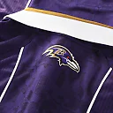 Zennovawear Baltimore Ravens Youth Football x Football Collared Fan Top - Purple