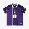 Zennovawear Baltimore Ravens Youth Football x Football Collared Fan Top - Purple