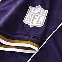 Zennovawear Baltimore Ravens Youth Football x Football Collared Fan Top - Purple
