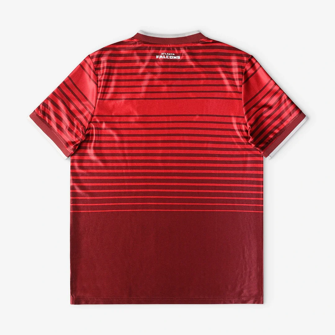 Zennovawear Atlanta Falcons Youth Football x Football V-Neck Fan Top - Red