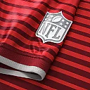 Zennovawear Atlanta Falcons Youth Football x Football V-Neck Fan Top - Red