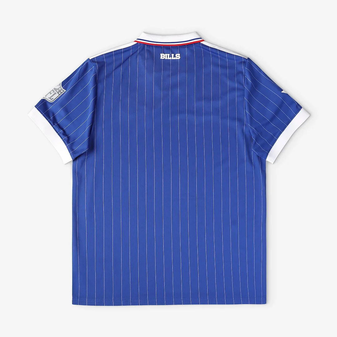 Zennovawear Buffalo Bills Youth Football x Football Collared Fan Top - Royal