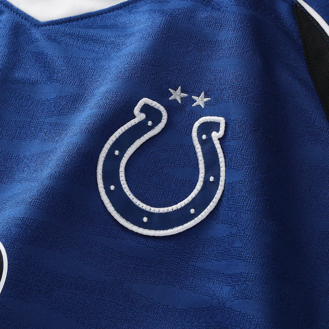Zennovawear Indianapolis Colts Youth Football x Football V-Neck Fan Top - Royal