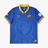 Zennovawear Los Angeles Rams Youth Football x Football Collared Fan Top - Royal