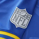 Zennovawear Los Angeles Rams Youth Football x Football Collared Fan Top - Royal