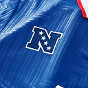Zennovawear New York Giants Youth Football x Football Collared Fan Top - Royal