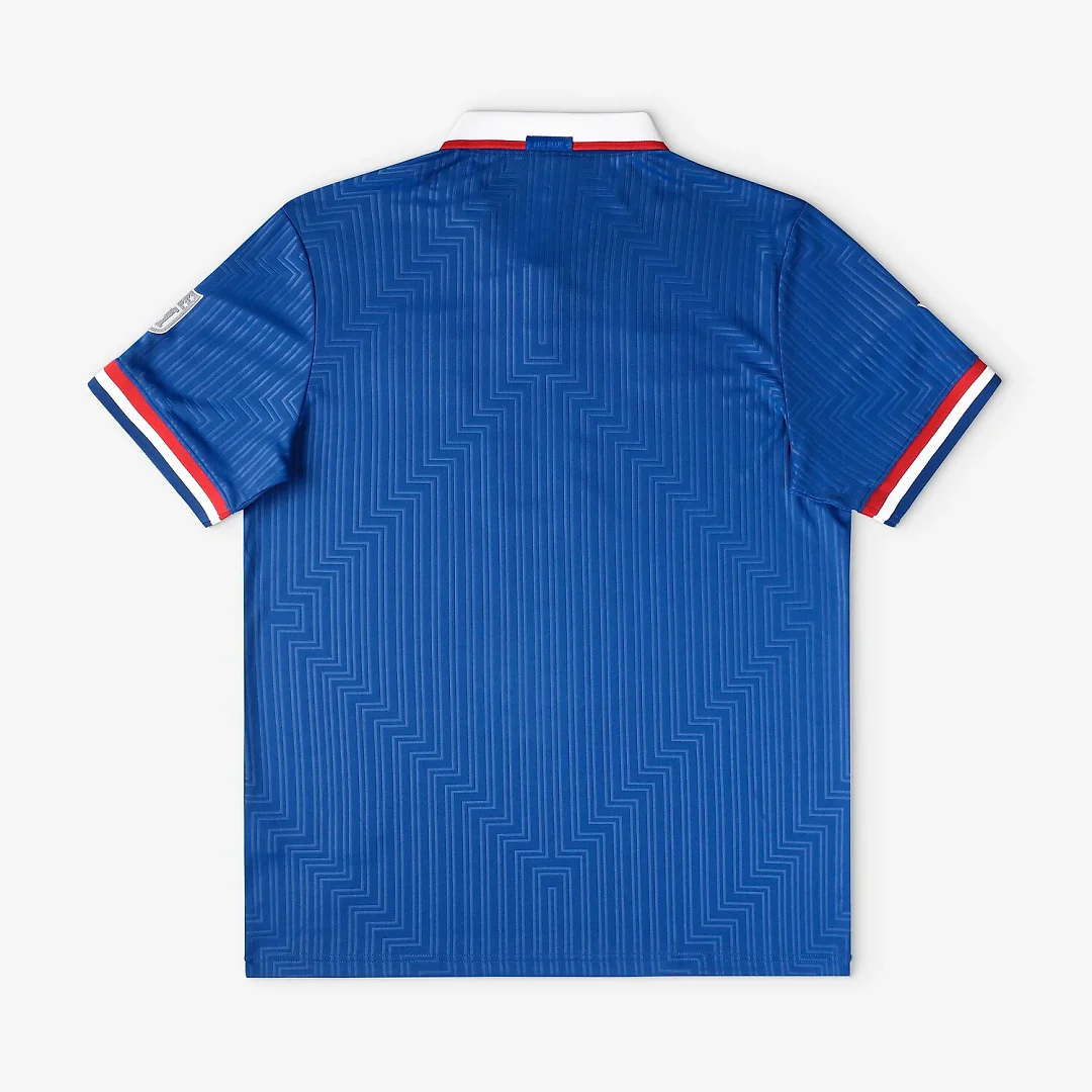 Zennovawear New York Giants Youth Football x Football Collared Fan Top - Royal
