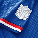 Zennovawear New York Giants Youth Football x Football Collared Fan Top - Royal