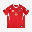 Zennovawear San Francisco 49ers Youth Football x Football V-Neck Fan Top - Scarlet