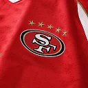 Zennovawear San Francisco 49ers Youth Football x Football V-Neck Fan Top - Scarlet