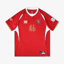 Zennovawear San Francisco 49ers Youth Football x Football V-Neck Fan Top - Scarlet