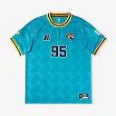 Zennovawear Jacksonville Jaguars Youth Football x Football Fan Top - Teal