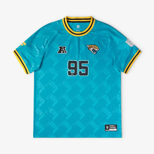 Zennovawear Jacksonville Jaguars Youth Football x Football Fan Top - Teal