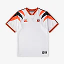 Zennovawear Cincinnati Bengals Youth Football x Football V-Neck Fan Top - White