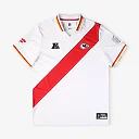 Zennovawear Kansas City Chiefs Youth Football x Football Collared Fan Top - White