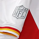 Zennovawear Kansas City Chiefs Youth Football x Football Collared Fan Top - White