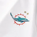 Zennovawear Miami Dolphins Youth Football x Football V-Neck Fan Top - White