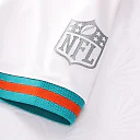 Zennovawear Miami Dolphins Youth Football x Football V-Neck Fan Top - White